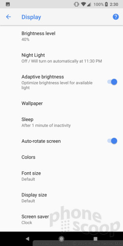 Display Settings